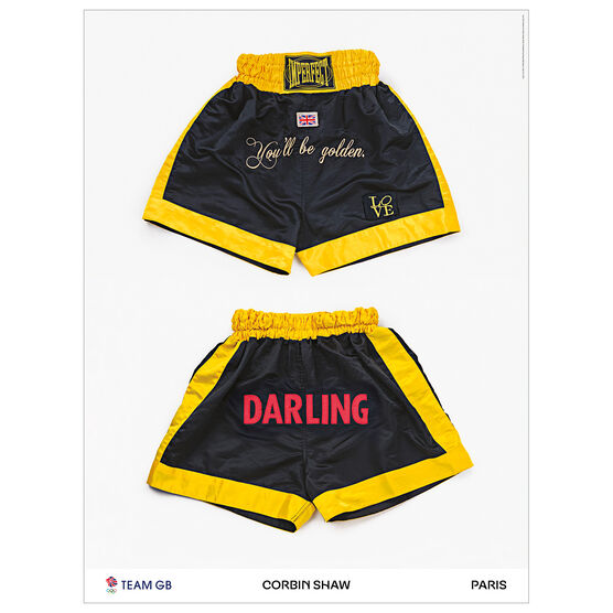 Corbin Shaw You'll Be Golden, Darling Team GB poster